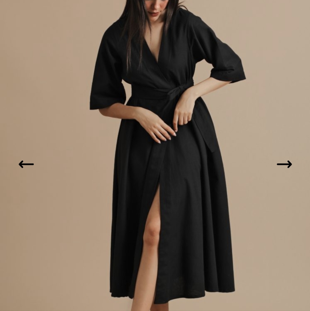 Turn Black Dahlia Flare Dress - M/L